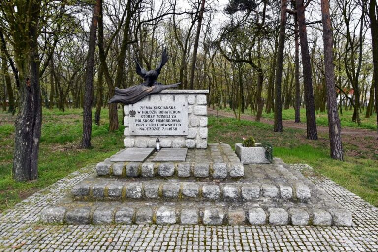 Zdjęcie przedstawiające Pomnik upamiętniający egzekucję w Kościanie